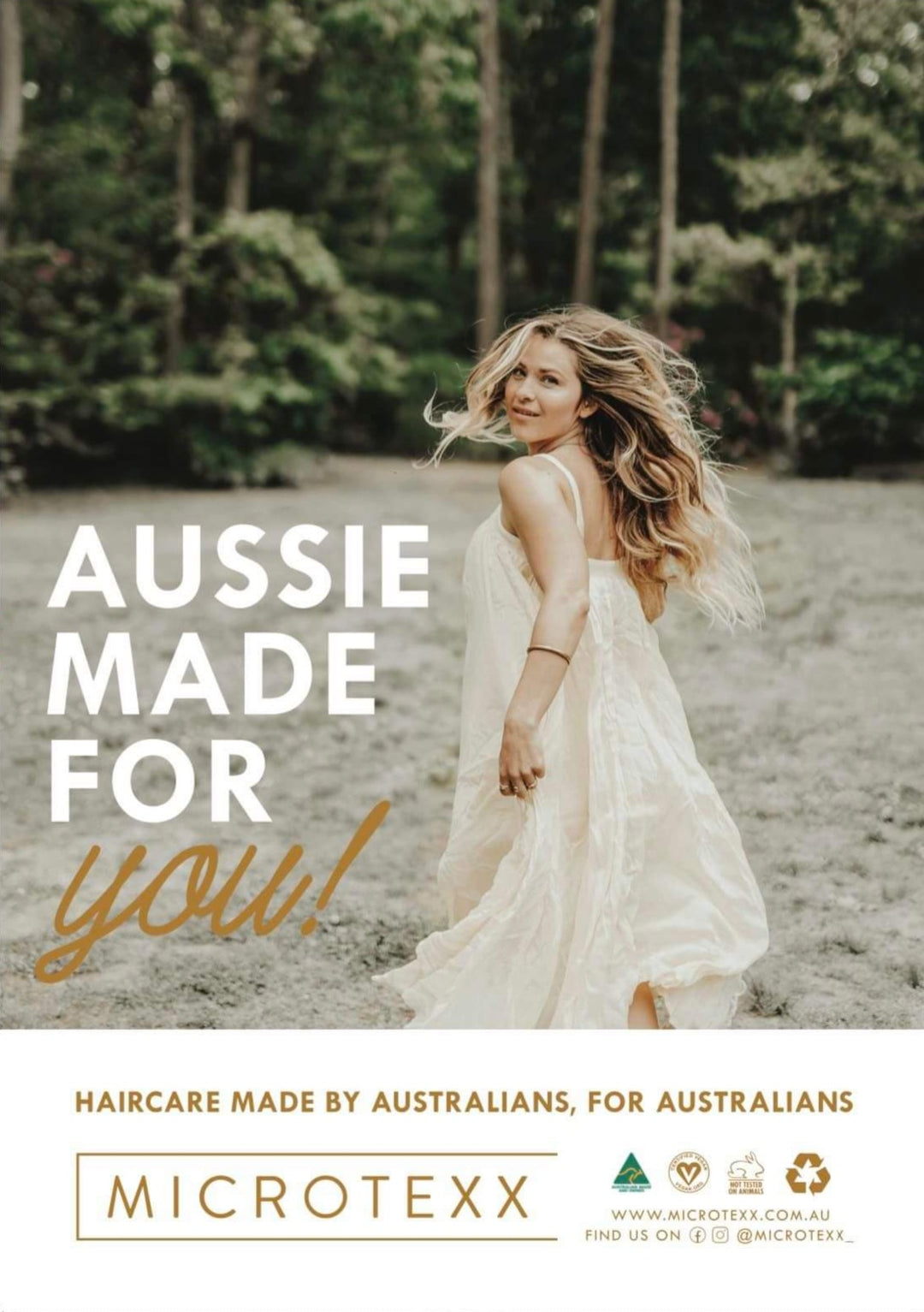 Microtexx Poster - Aussie Made for YOU!