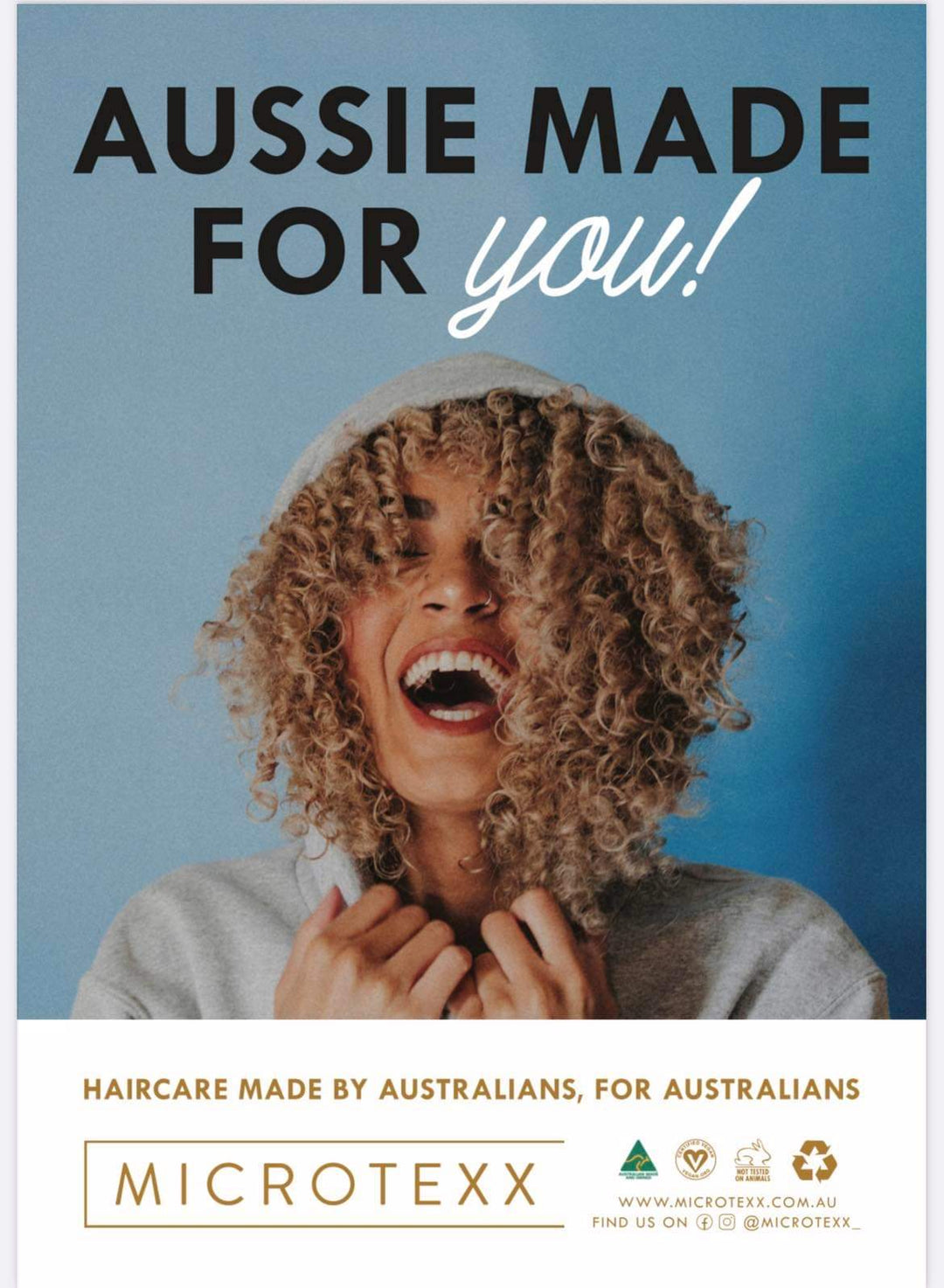 Microtexx Poster - Aussie Made for You!