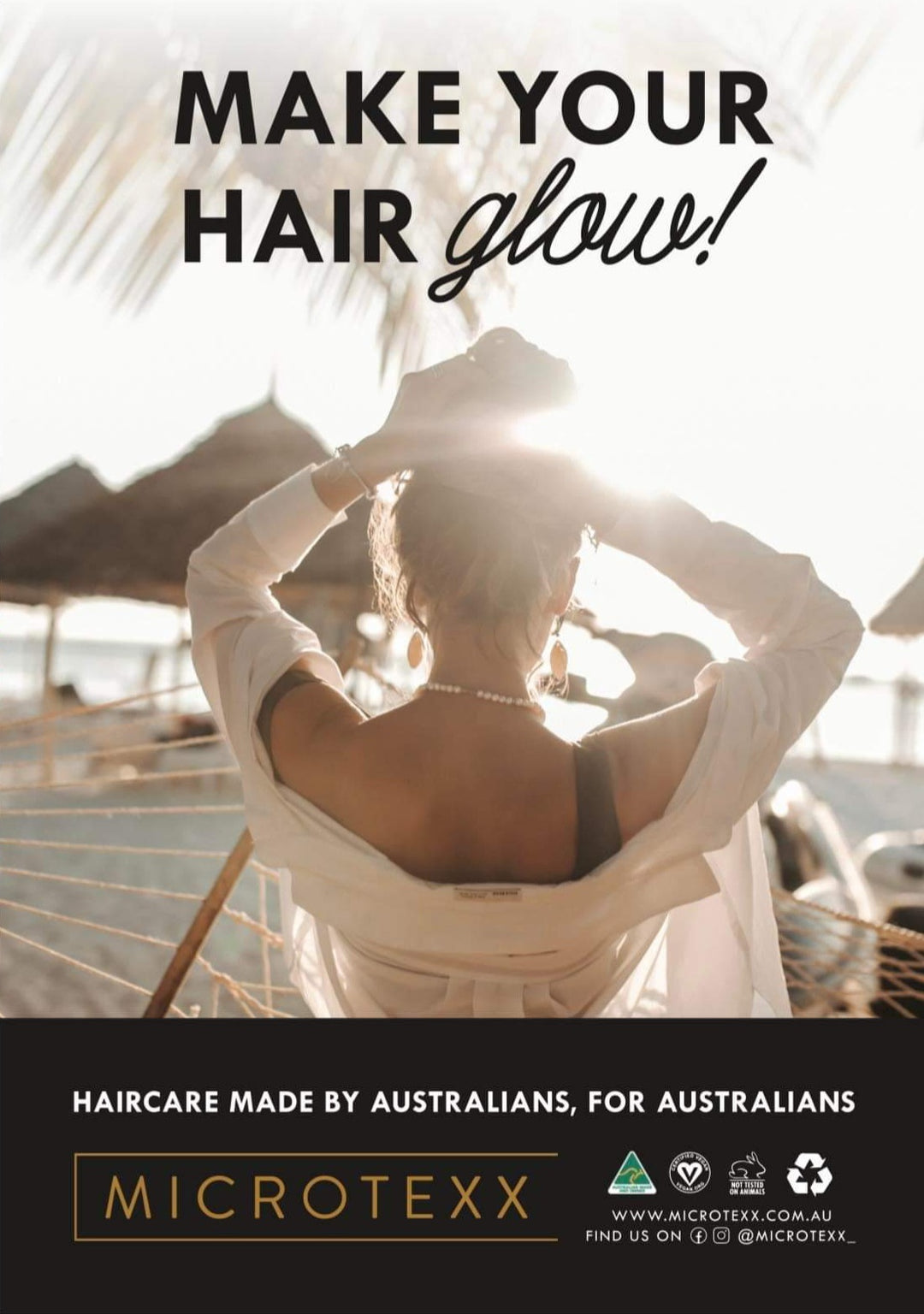 Microtexx Poster - Make your hair glow