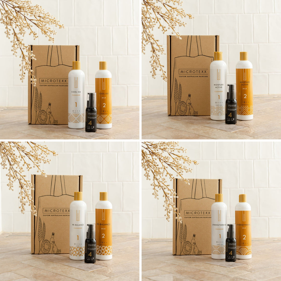 Mix & Match Duo + Bundle – Cool Ice, Moisture Active, Re-Balance and Strengthening
